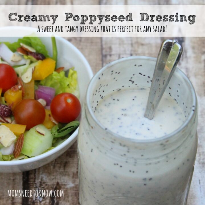 Creamy Poppy Seed Dressing My Favorite Salad Dressing!
