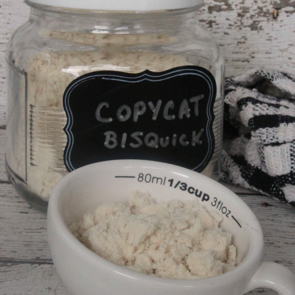 Homemade Baking Mix  Copycat Bisquick Recipe sq