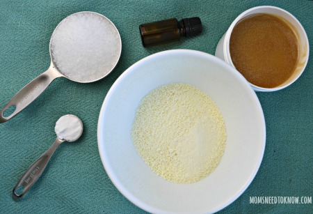 Homemade Milk Bath Ingredients