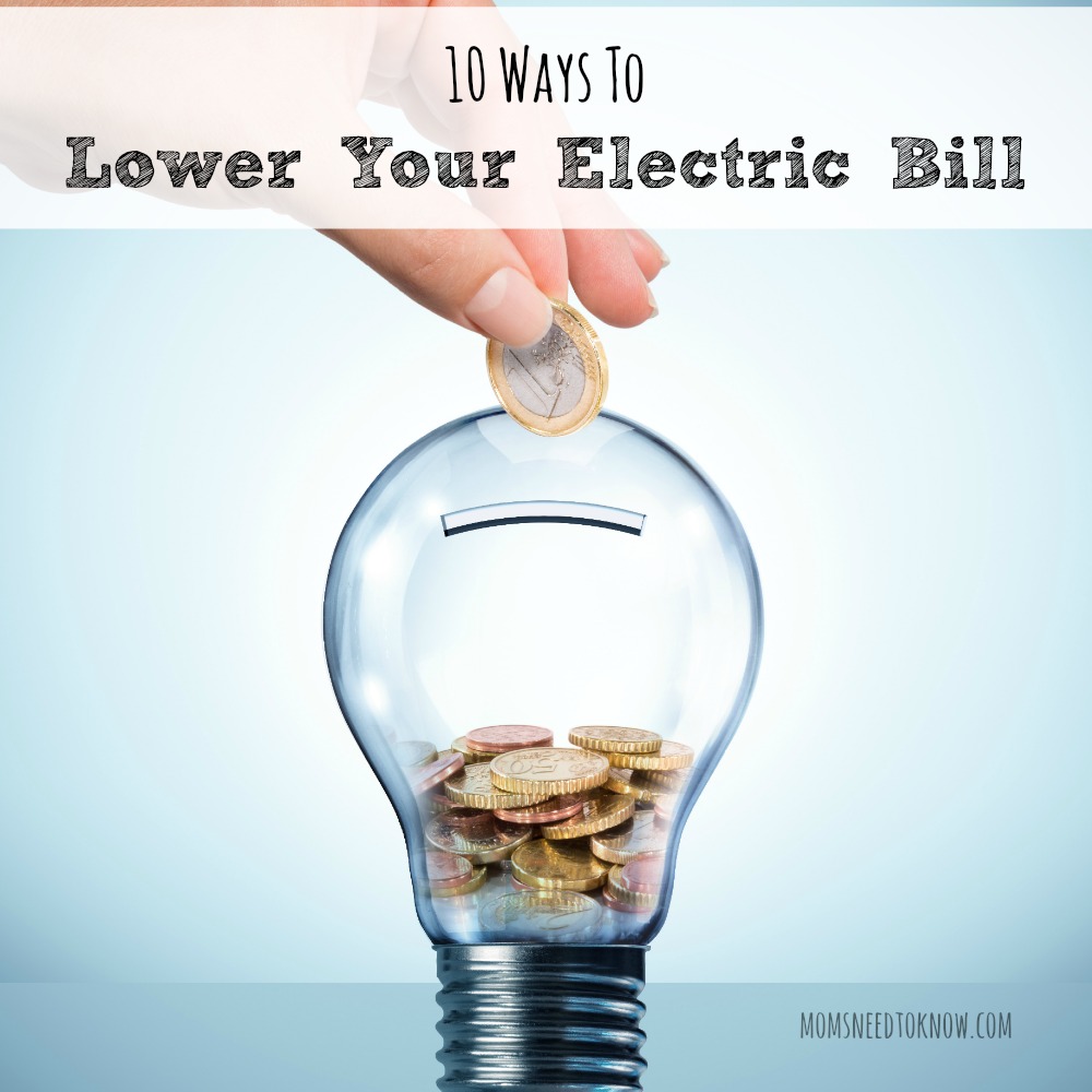 10 Ways To Lower Your Electric Bill sq