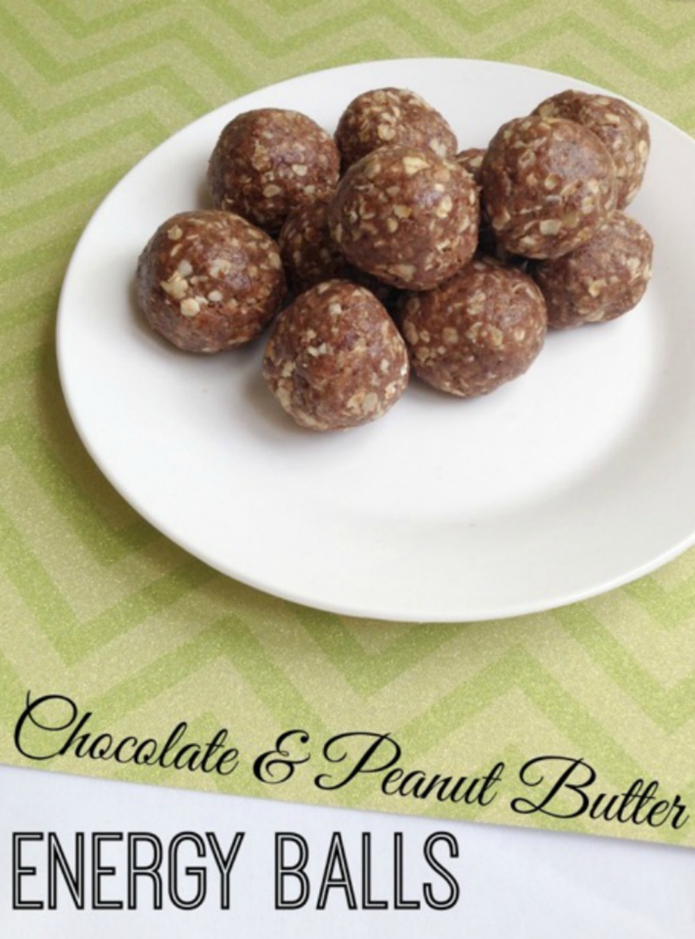 Chocolate and Peanut Butter Energy Balls