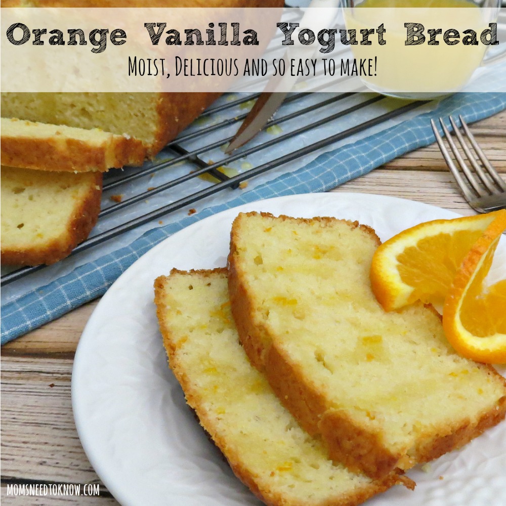 Orange Vanilla Yogurt Bread sq