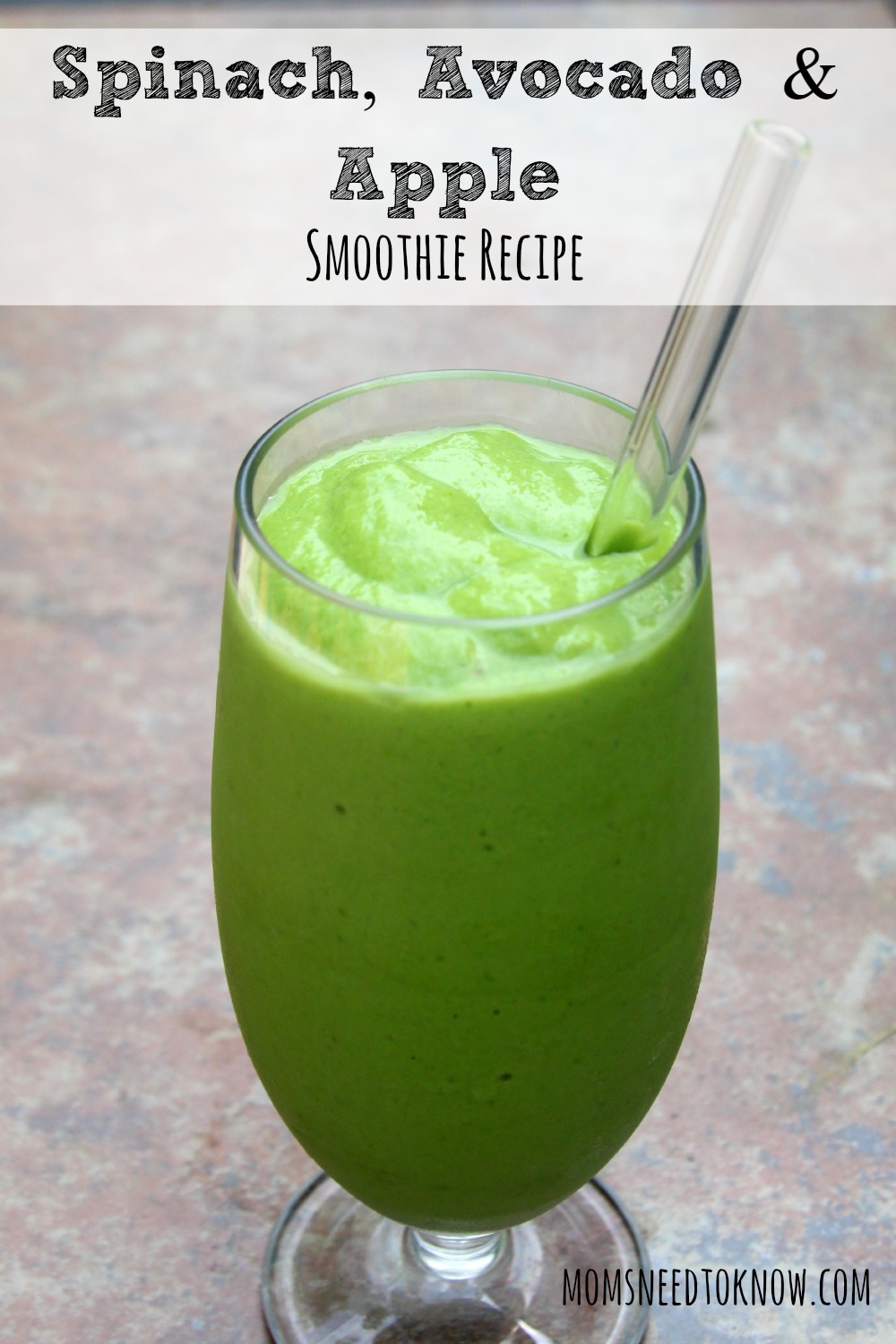 Spinach, Avocado and Apple Smoothie