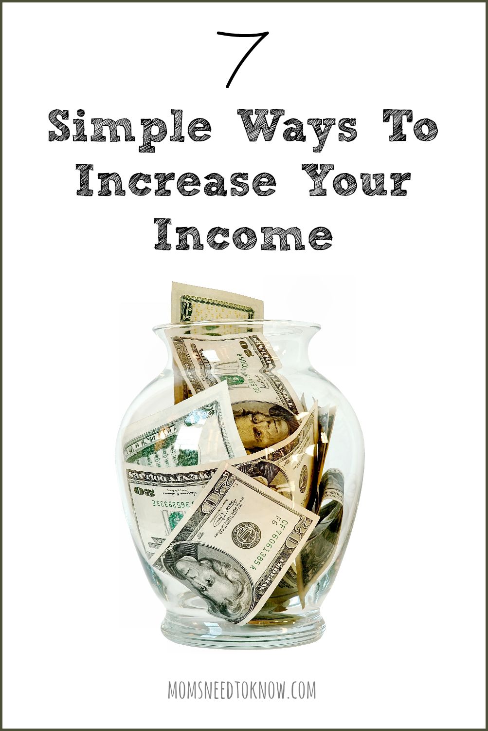 7 Simple Ways To Increase Your Income! | Moms Need To Know