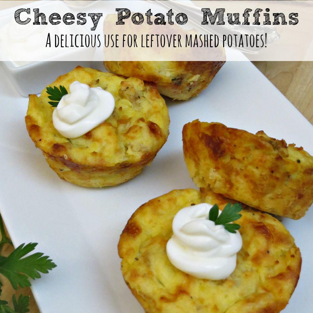 Cheesy Potato Muffins sq