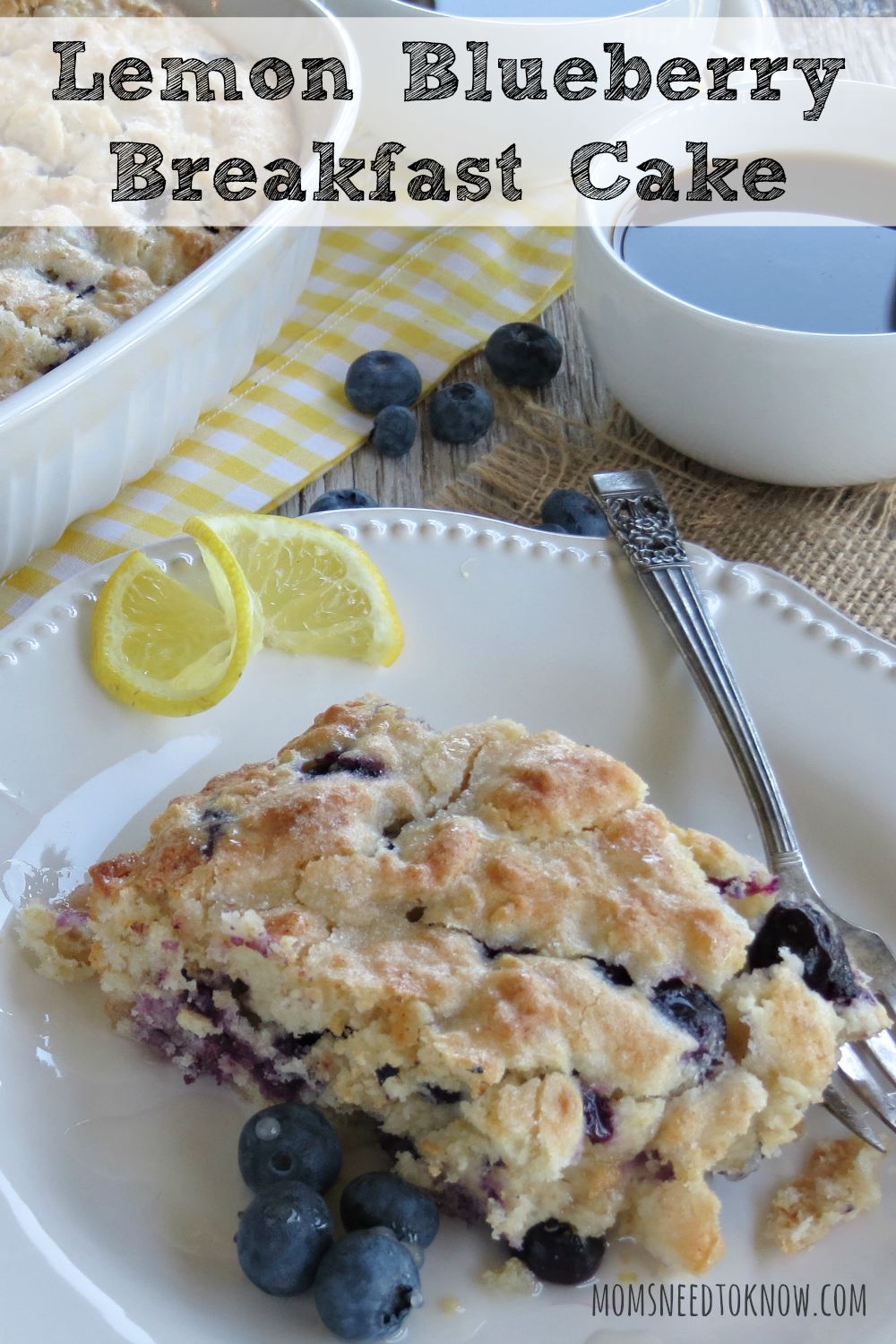 Lemon Blueberry Breakfast Cake