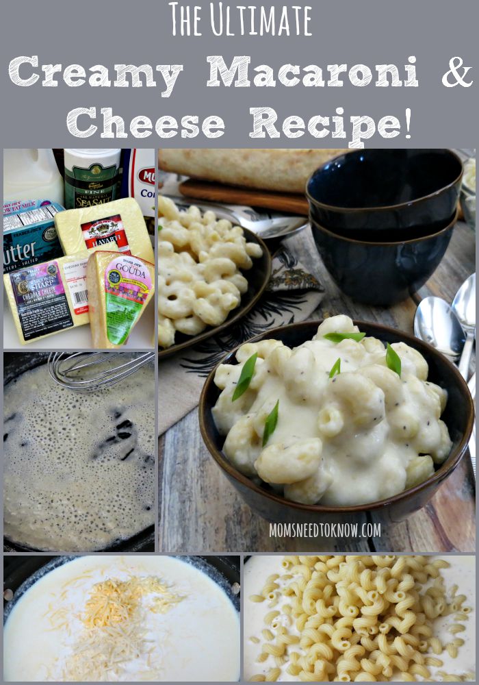 The Ultimate Creamy Macaroni and Cheese Recipe collage