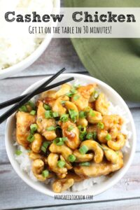 Another one of my favorite copycat recipes? This restaurant-style Cashew Chicken!