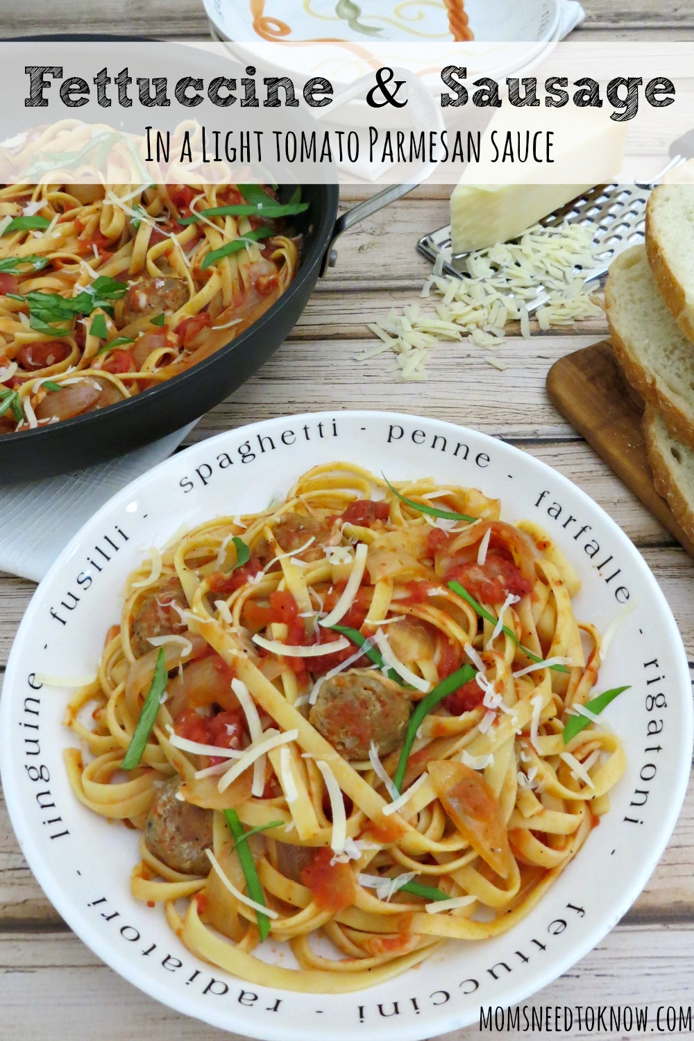 Fettuccine With Italian Chicken Sausage