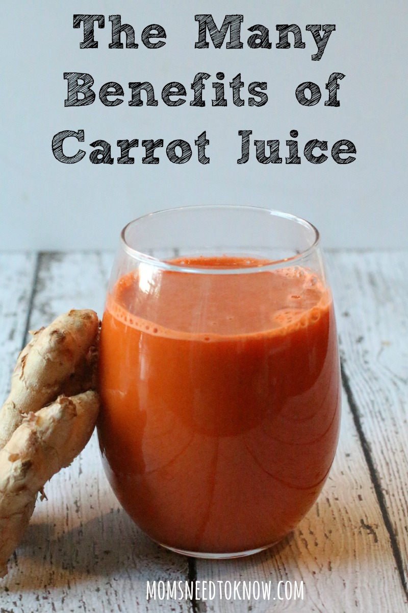 Benefits of carrot juice and outlet ginger