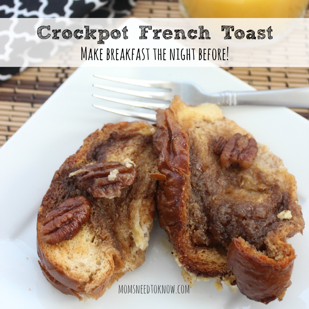 Crock Pot French Toast Recipe Easy Breakfast Recipe