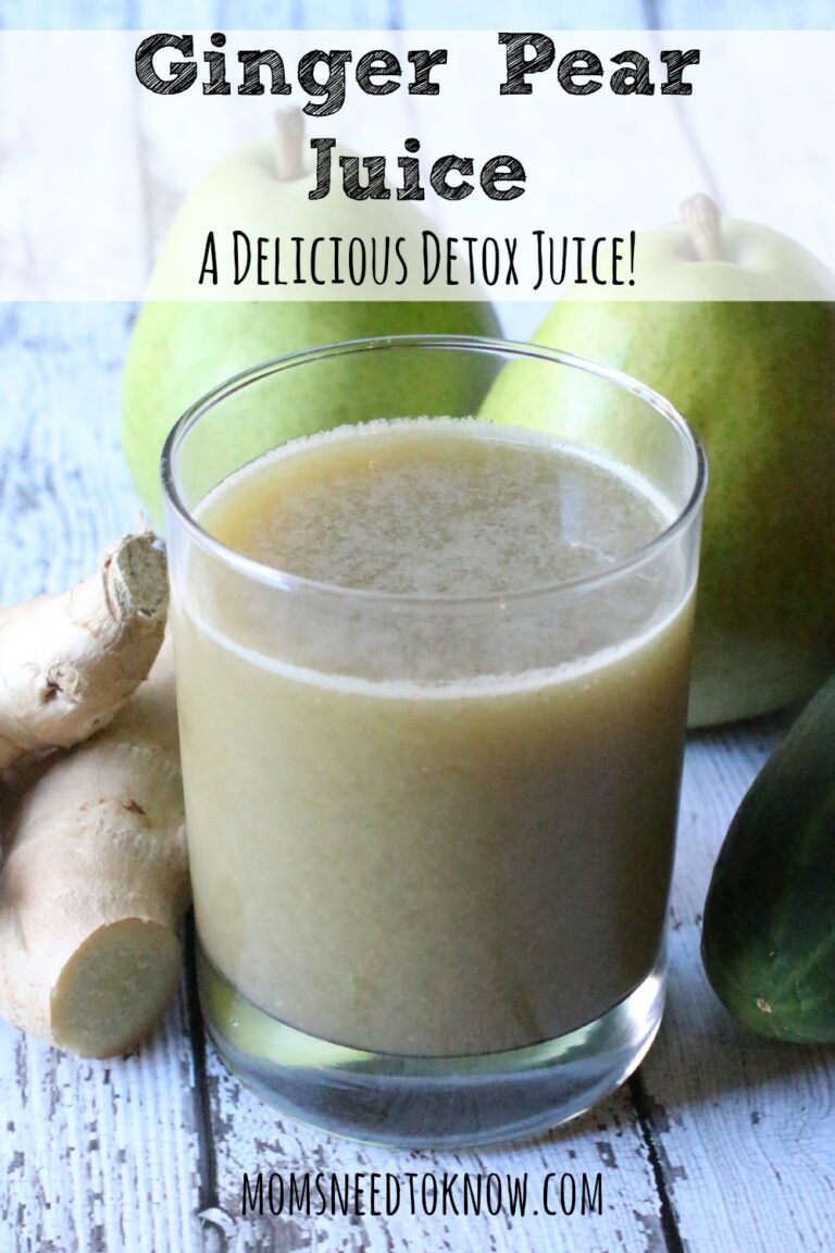Ginger Pear Detox Juice Best Hangover Cure Moms Need To Know