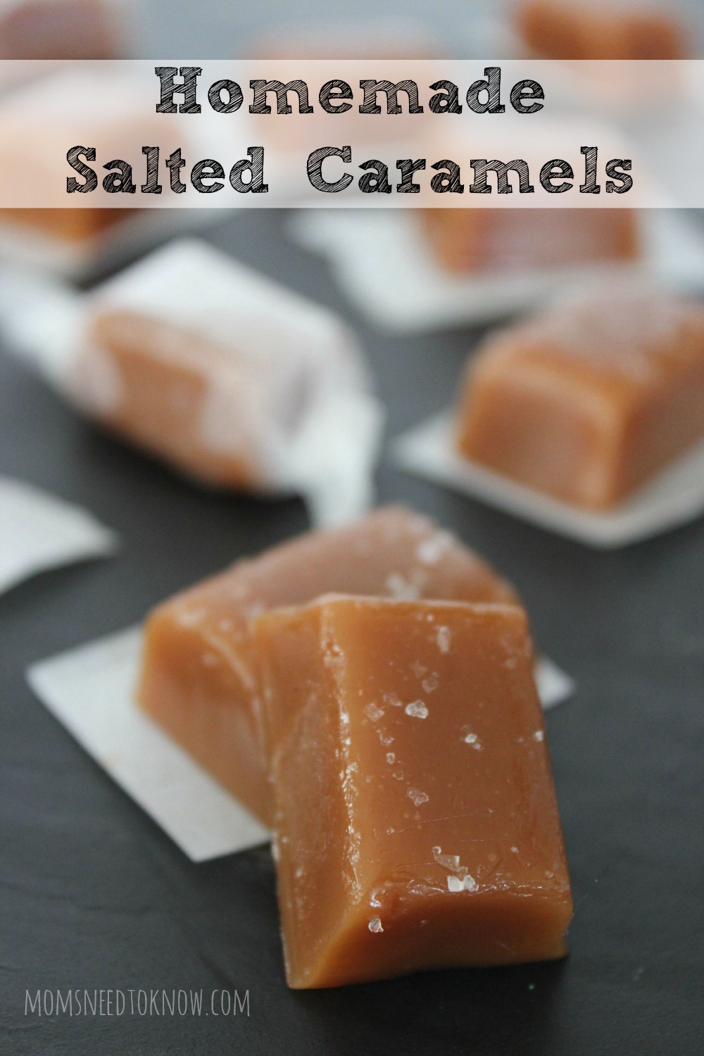 Homemade Salted Caramels