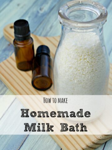 how to make peppermint milk bath