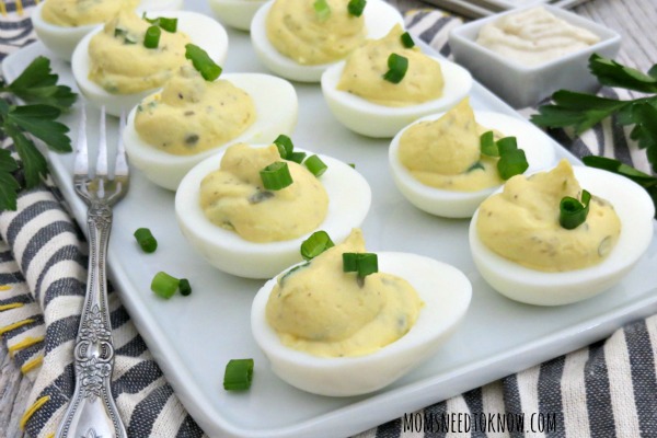 These are a hit in our house! Spicy brown mustard, horseradish and more make this the best deviled eggs recipe I have tried!