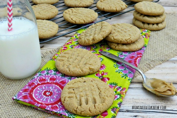 Flourless Gluten Free Peanut Butter Cookies myf