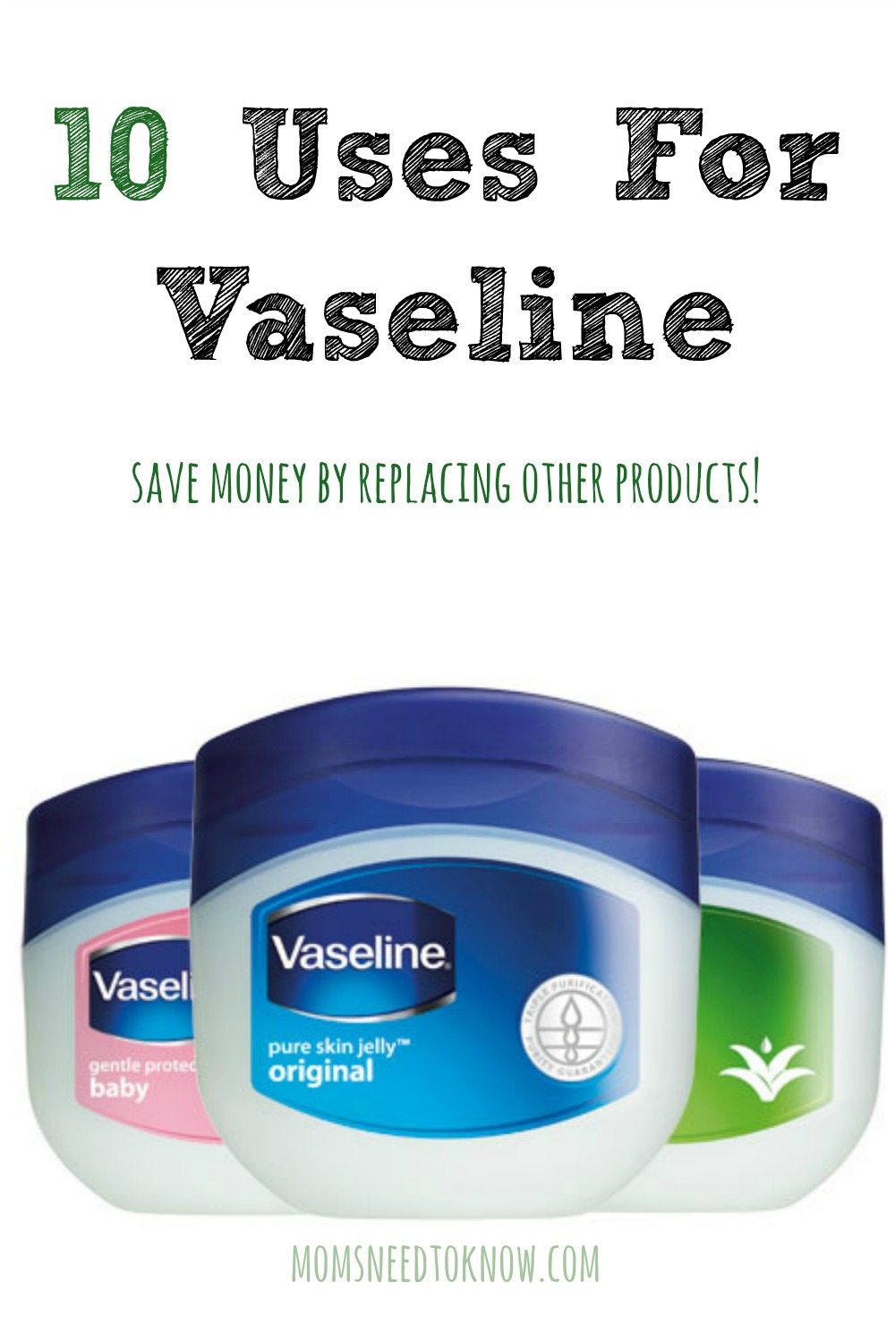 There are just so many uses for Vaseline (petroleum jelly) - from removing your eye makeup (or even making new makeup) to curing dry feet, manicures + more! 