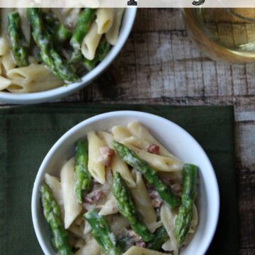 If you are in the mood for something creamier, you have to try my carbonara pasta with asparagus!