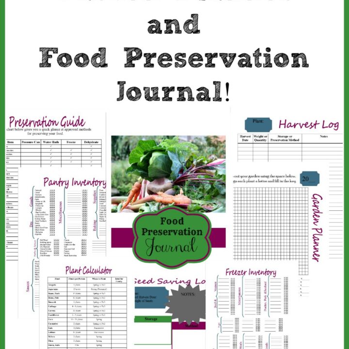 With this free printable garden planner not only can you map out your entire garden, but plan for all your canning and freezing needs!