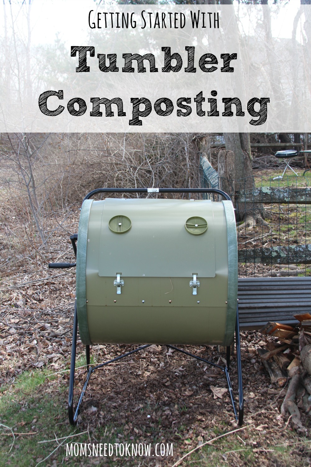 We all know how wonderful composting is and tumbler composting is a great way to do it! The people at Mantis sent me a ComposTumbler - here are my results