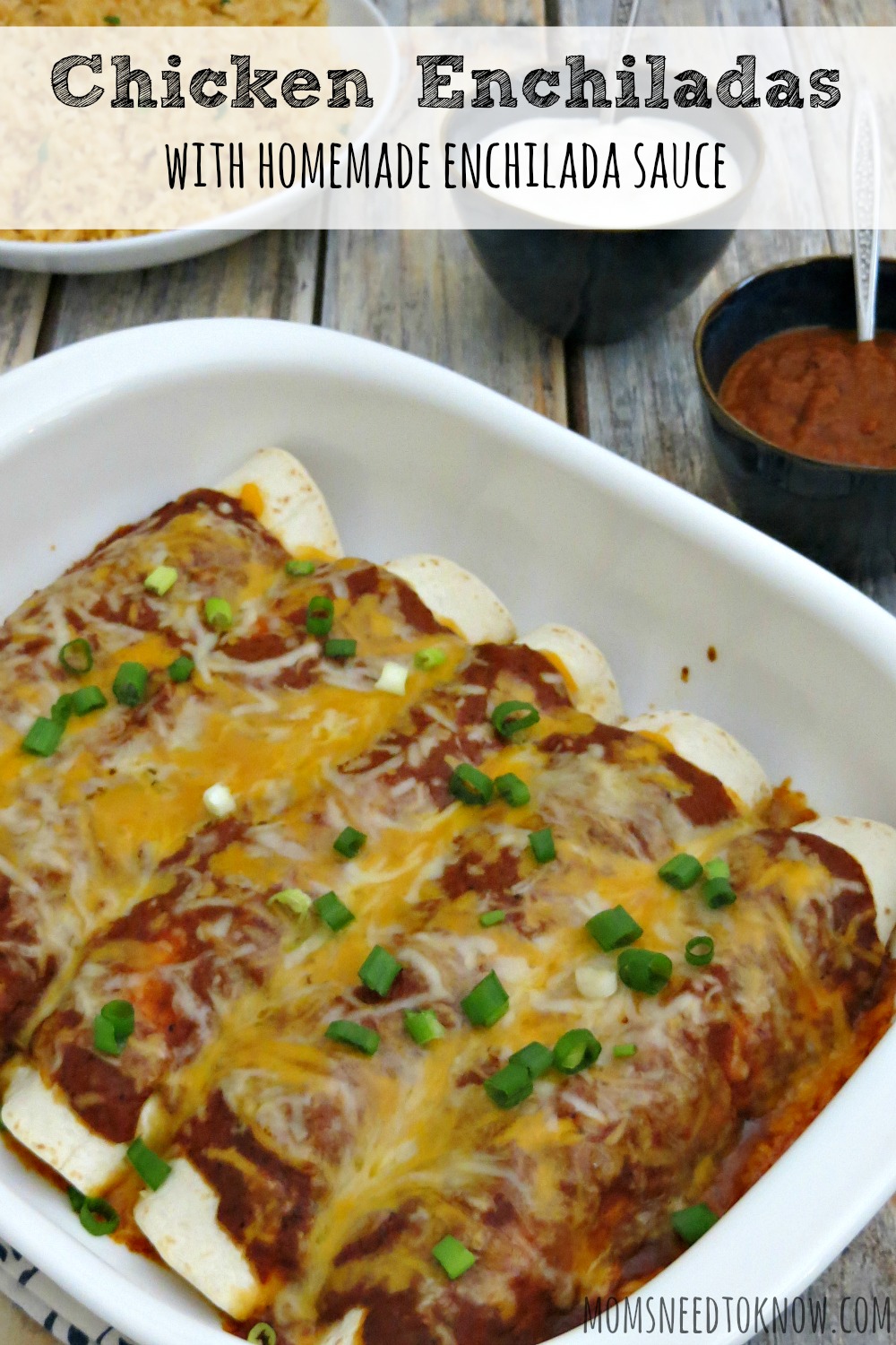 Enchiladas are one of our go-to dinner recipes and I long ago stopped buying the sauce in a can. With this homemade enchilada sauce recipe, you will too!