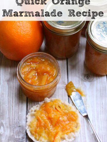 This orange marmalade recipe is made right in your pressure cooker or Instant Pot. It is ready in less than 30 minutes!