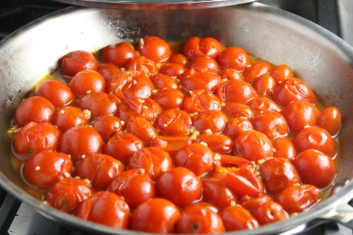 Cherry Tomato Sauce process1