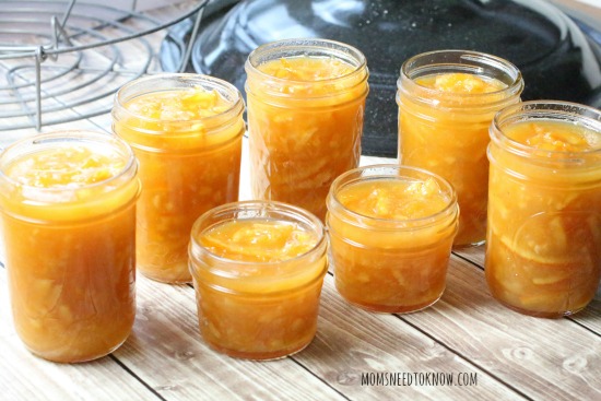 Orange Marmalade ready for canning