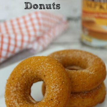 With the right recipe, baked donuts are so much better than deep fried ones and these pumpkin cake donuts will quickly become your go-to Fall breakfast!