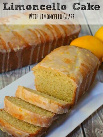 This limoncello cake is perfect for dessert or even for breakfast. The light sweetness of the limoncello glaze gives the perfect added sweetness.