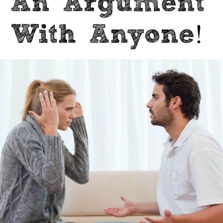 These days, it seems like everyone is arguing over something. While I enjoy lively debate, there comes a time when you need to end the argument. Here's how!