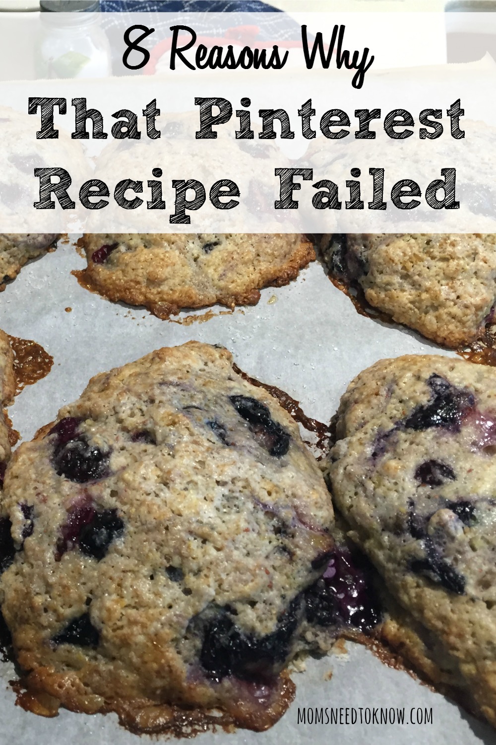 We've all been there. You find a great recipe on Pinterest, try to make it and it's a disaster. Here are 8 possible reasons why that Pinterest recipe failed