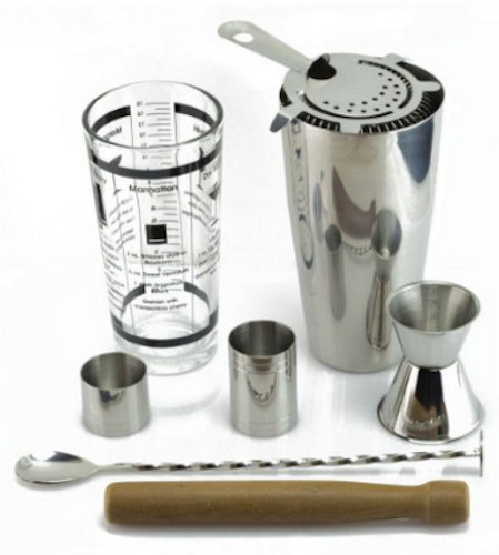 TeiKis Boston Cocktail Shaker Gift Set