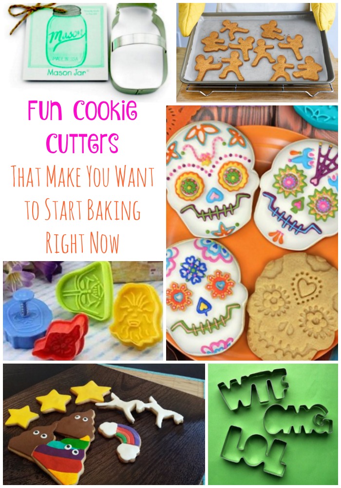 I love making cookies with my children and they love these fun cookie cutters! Why stick with boring circles when you can have Star Wars, unicorns & Ninjas?