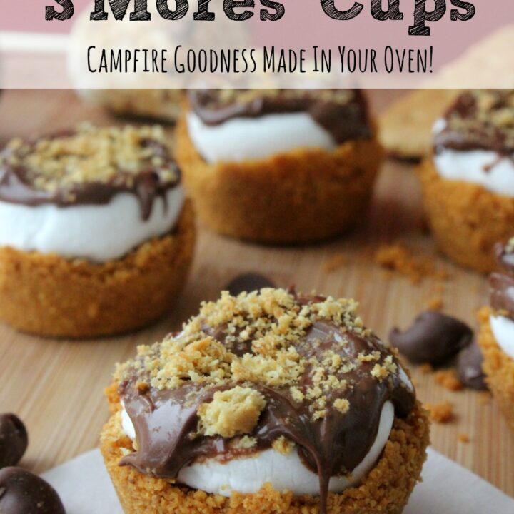 These Baked S'Mores Cups can be just the right solution for when you are having a craving for S'Mores and they aren't nearly as messy.