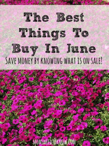 Saving money can be all about timing and June always has better deals on some things than others. Here are the best things to buy in June!