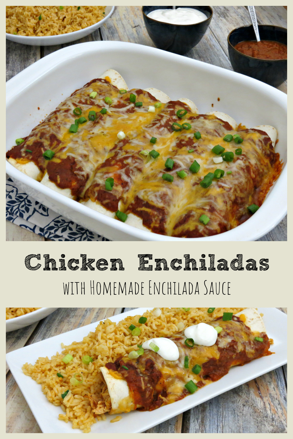 Enchiladas are one of our go-to dinner recipes and I long ago stopped buying the sauce in a can. With this homemade enchilada sauce recipe, you will too!