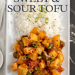 crispy sweet and sour tofu recipe serving suggestion