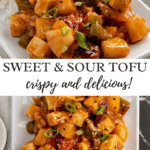 crispy sweet and sour tofu recipe serving suggestion