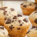 vegan muffins on a white background